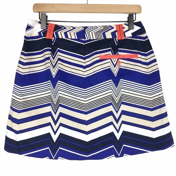 LADY HAGEN Golf Skort Skirt Caracas Renew Shorts Chevron Pickleball Size 6 NWT - Picture 3 of 12